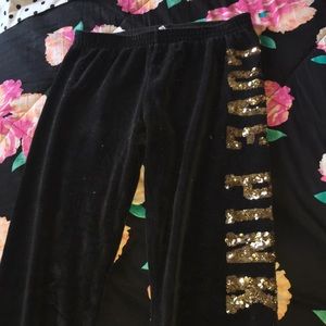 Victoria’s Secret black sweats